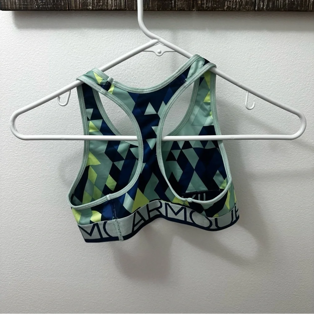 Under Armour kids Armour Mid Crossback Printed Sports Bra